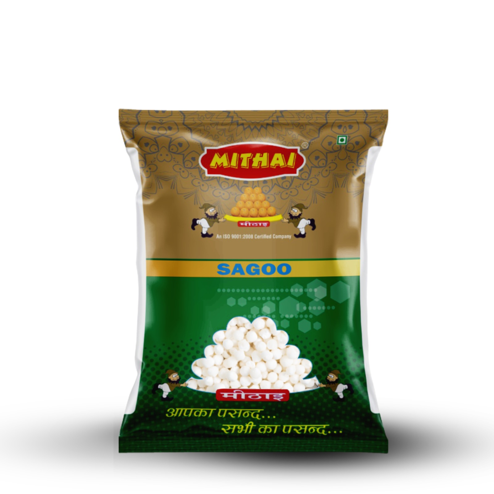 Mithai Sago Pearls-1KG (Pack of 2*500)