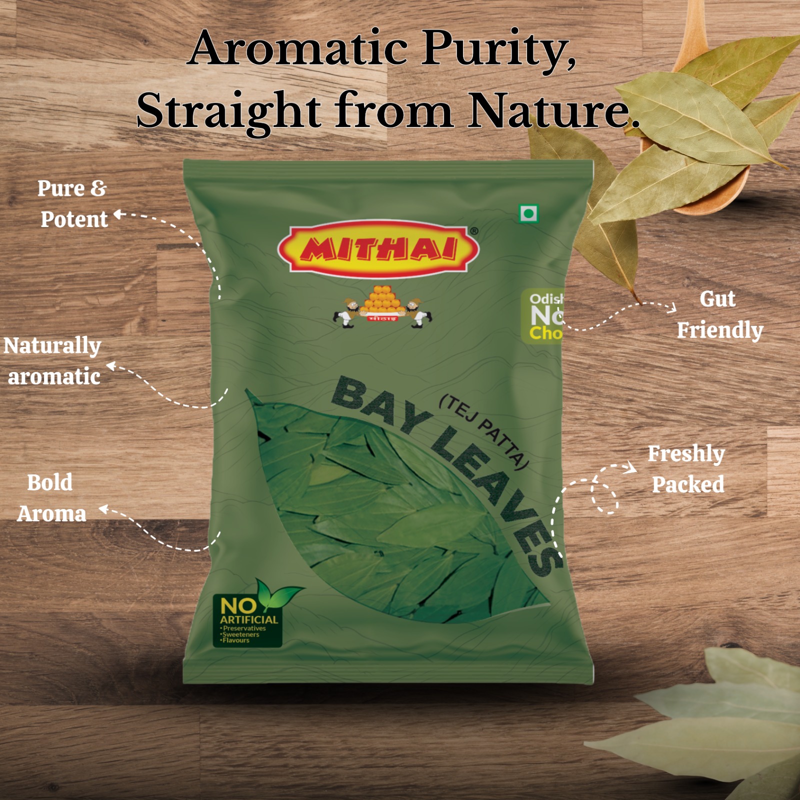 Mithai Bay Leaves- 100gm (Pack of 2*50g)